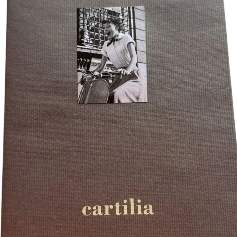 Cartilia Audrey Hepburn Roman Holiday Italian Design Notebook